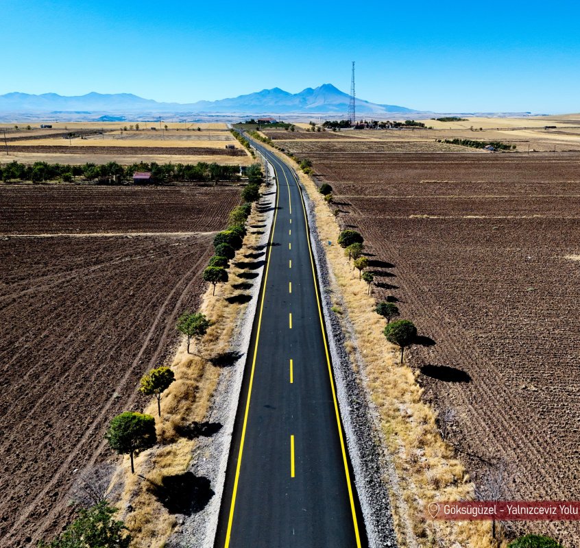 Yalnızceviz ve Göksügüzel’in Yol Konforu Artırıldı