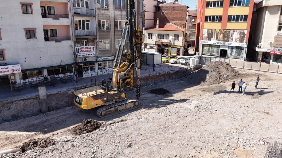 II. Kılıçarslan Hanı Projesinde İnşaat Çalışmaları Hız Kesmeden Devam Ediyor