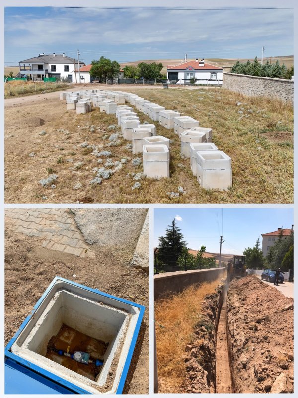 Akin Köyünde 18 Bin Metrelik Şebeke Yenileme Çalışması Sona Erdi