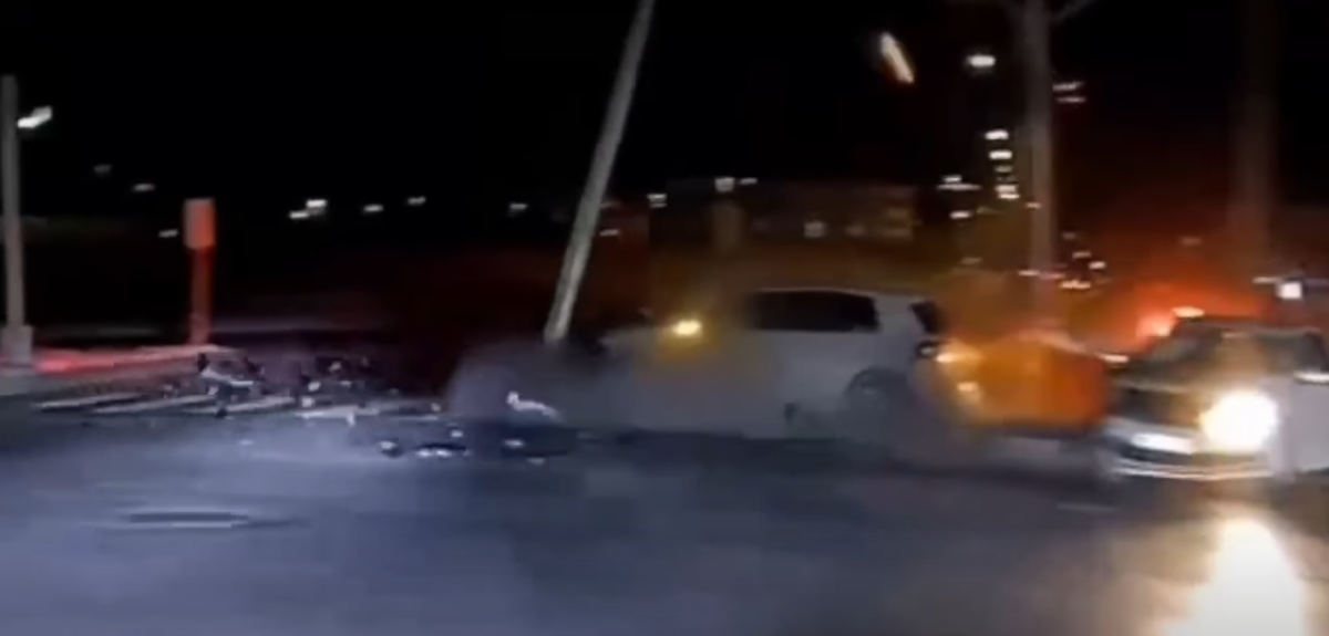 Toptancılar Kavşağında Kaza 3 Yaralı