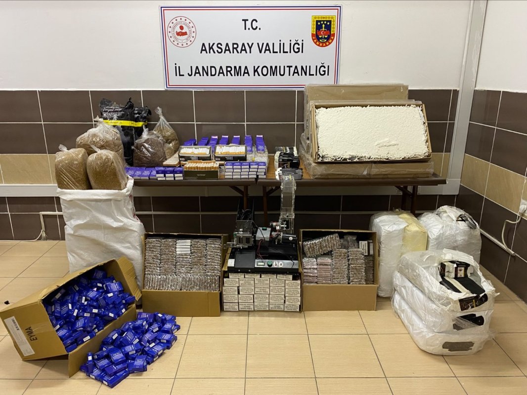 Jandarmadan Kaçak Sigara Operasyonu