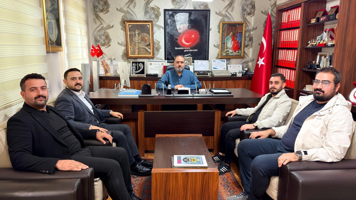 TÜGVA Heyetinden Gazetemize Ziyaret