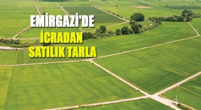Emirgazi’de İcradan Satılık Tarla