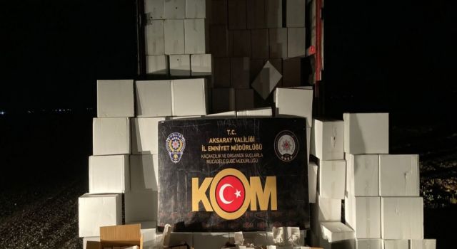 KOM, Milyonlarca Kaçak Makaron Ele Geçirdi