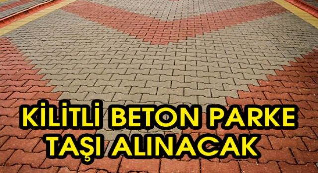 Kilitli Beton Parke Taşı Satın Alınacak
