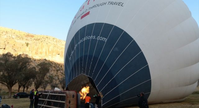 Ihlara Vadisi'nde Balon Turları Yeniden Başladı
