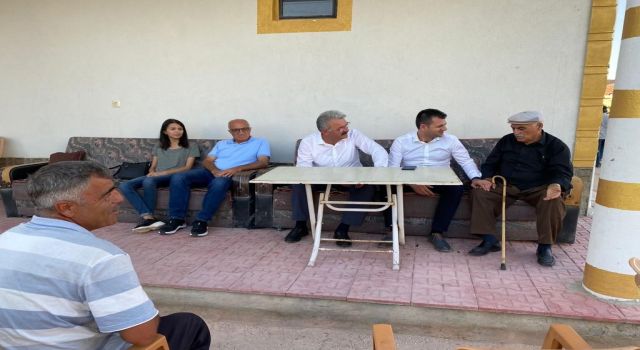 ERTÜRK KÖYLÜLERİN SORUNLARINI DİNLEDİ