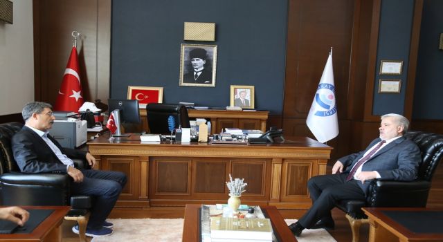 Milletvekili Erel, Rektör Şahin’i Ziyaret Etti