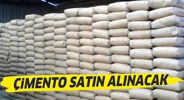 Çimento Satın Alınacak