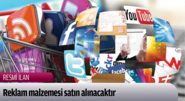 Reklam malzemesi satın alınacak