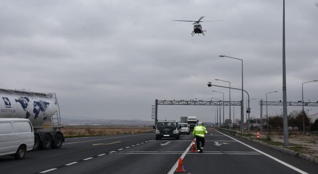 Trafikte Helikopterli Denetim