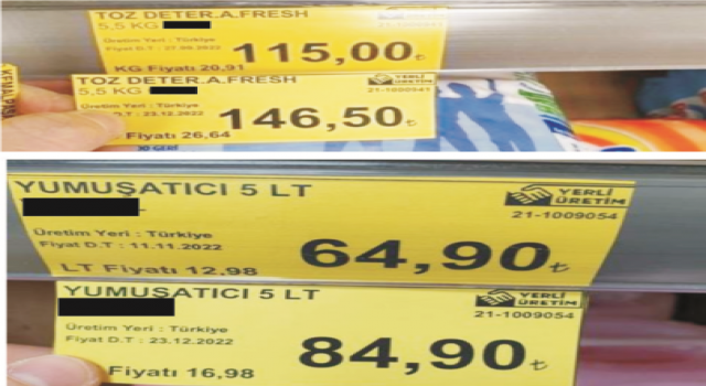 Zamlı Maaşlar Cebe Girmeden  Zamlı Etiketler Yerini Aldı