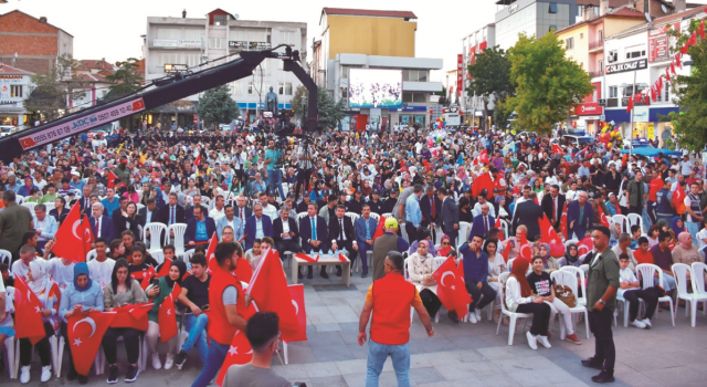 İhanetin 7’inci Yılında Aksaray Şehitlerimizi Unutmadı