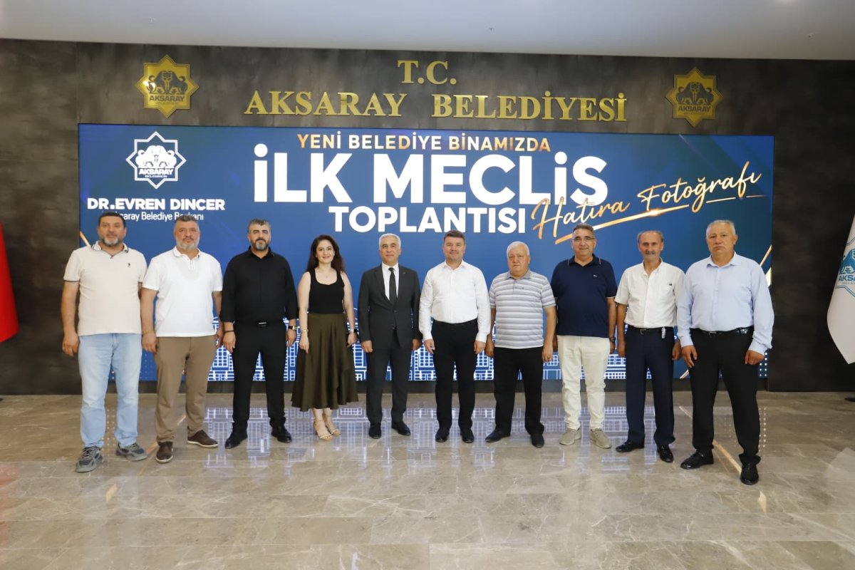 Yeni Hizmet Binasında İlk Meclis Toplantısı Yapıldı