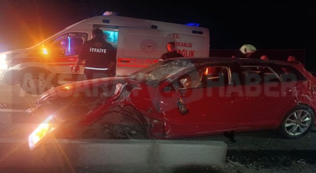 KONTROLÜNÜ KAYBEDEN SÜRÜCÜ REFÜJE ÇIKTI