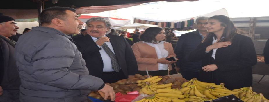 CHP Adayı Pelinsu Yıldırım Demir Pazarcı Esnafının da, Vatandaşın da Sorunlarını Biliyoruz