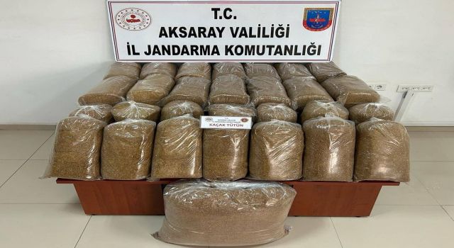 Jandarma 168 Kilo Kaçak Tütün Ele Geçirdi
