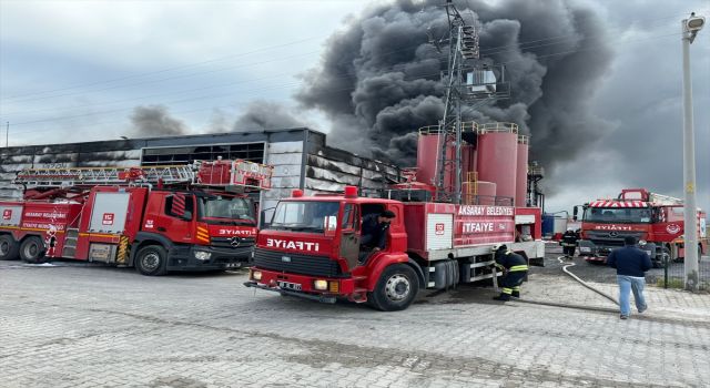 Atık Yağ Geri Dönüşüm Fabrikasında Yangın