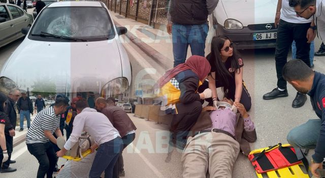 Otomobilin Çarptığı Yaşlı Adam Yaralandı